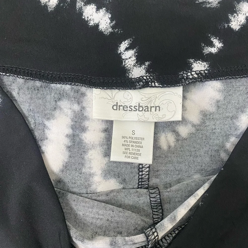 Dressbarn | Scalloped Scale Mermaid Print Circle Skirt Black White 90s Y2K Boho